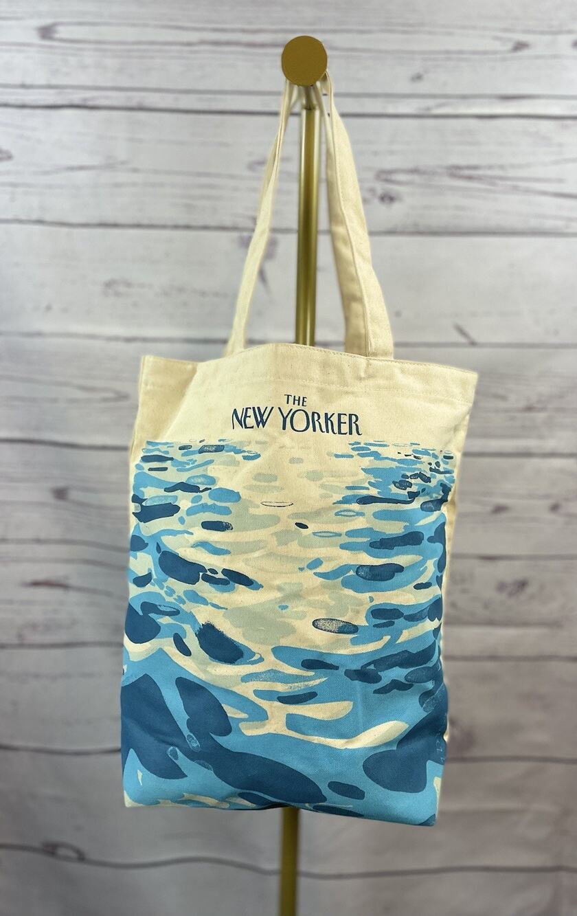 The New Yorker Limited Edition Christoph Niemann “Sea” Canvas Tote Bag Rare